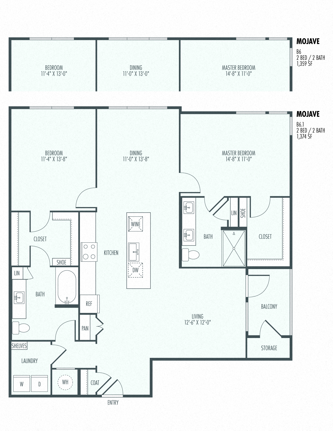 Mojave floor plan